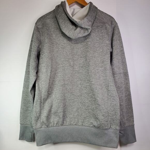 Nike Baseball hoodie Sweatshirt Mens Medium Fleece DRI-FIT Graphic Logo Gray - Picture 2 of 10